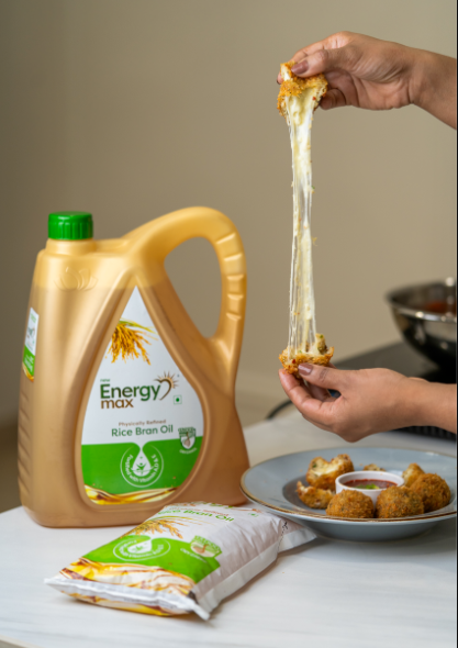 Rice Bran Oil packaging — Energy Max