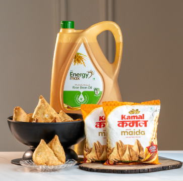 Rice Bran Oil bottle — Kamal Solvent Extractions